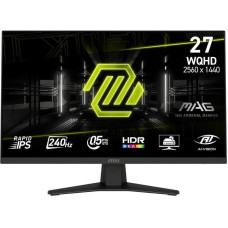 MSI Монітор MSI 27" MAG 274QF-X24 2xHDMI, DP, Audio, IPS, 2560x1440, 240Hz, 0.5ms, sRGB 130%, FreeSync, HDR400 (9S6-3CE41H-051)
