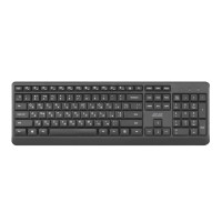 2E Клавиатура мембранная KS220 106key, WL, EN/UK/RU, чёрный (2E-KS220WB)