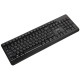 2E Keyboard membrane KS220 106key, WL, EN/UK/RU, black (2E-KS220WB)