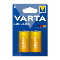 Батарейка Varta C (LR14) Longlife щелочная * 2 (04114101422)