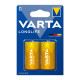 Батарейка Varta C (LR14) Longlife щелочная * 2 (04114101422)
