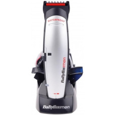 BaByliss Набір для стрижки Babyliss, для голови, вусів, бороди,носа і тіла, мережа+акум., насадок-10, сріблястий (E837E)