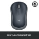 Мышка Logitech M185 swift grey (910-002238)