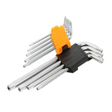 Tolsen hexagon keys, set of 9pcs, TORX10-50, CrV (20056)