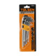 Tolsen hexagon keys, set of 9pcs, TORX10-50, CrV (20056)