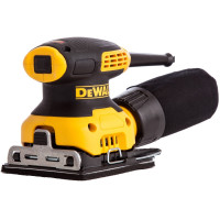 DeWALT Шліфмашина вібраційна DeWalt 230Вт 14000об/хв 108х115мм амплітуда 1.6мм 1.28кг (DWE6411)