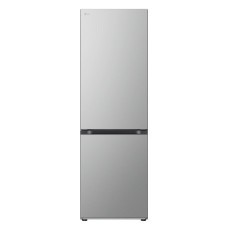LG ref with bottom freezer, 186x60x68, platinum-silver (GW-B459FNLW)