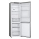 LG ref with bottom freezer, 186x60x68, platinum-silver (GW-B459FNLW)