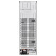 LG ref with bottom freezer, 186x60x68, platinum-silver (GW-B459FNLW)