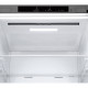 LG ref with bottom freezer, 186x60x68, platinum-silver (GW-B459FNLW)