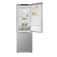 LG ref with bottom freezer, 186x60x68, platinum-silver (GW-B459FNLW)