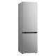 LG ref with bottom freezer, 186x60x68, platinum-silver (GW-B459FNLW)