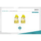Патч-корд 1м, CAT 6a S-FTP, AWG 26/7, Cu, LSZH, yellow Digitus (DK-1644-A-010/Y)