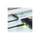 Дата кабель USB 2.0 AM to USB-C 0.5m 3A LED black Essager (EXCT-XCDB01)