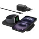 Belkin Wireless Charger Travel 2in1 15W Pad Qi2 (WIZ026VFBK)