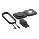Belkin Wireless Charger Travel 2in1 15W Pad Qi2 (WIZ026VFBK)
