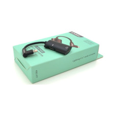 Переходник Lightning 4-in-1 Audio Adapter Lightning + 3.5mm black iKAKU (KSC-377-B)