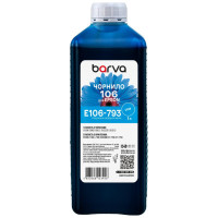 Чернила Barva Epson 106 1л, Cyan (E106-793)