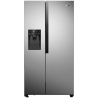 Gorenje Ref SBS, 179x68x91sm, 2 doors., R- 368L, F- 167L, A+, NF Plus, Inverter, dispenser, ice maker, display, Grey (NRS9FVX)