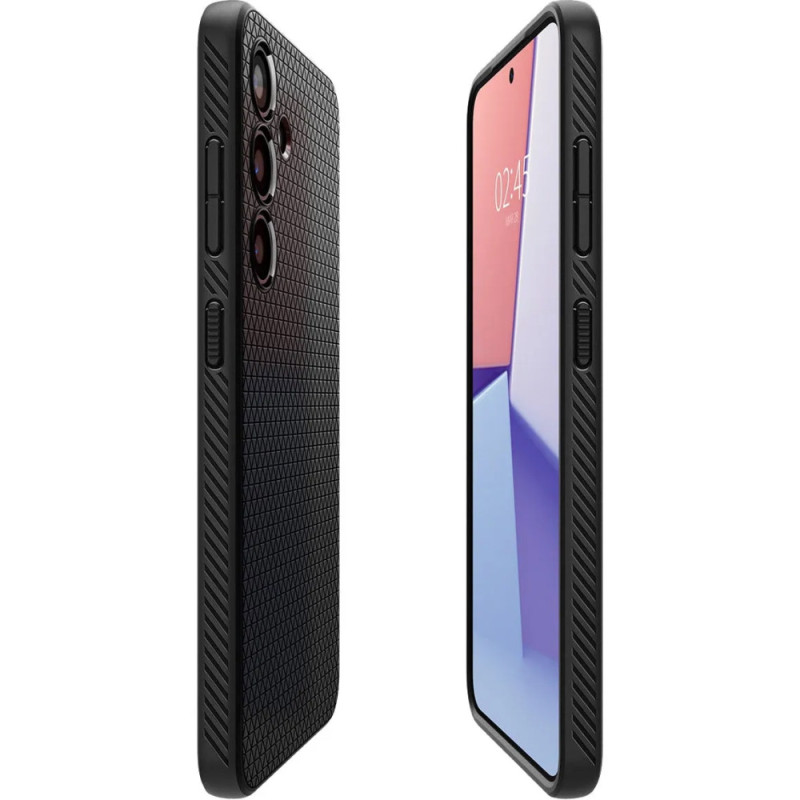 Spigen Чехол для Samsung Galaxy S24+, Liquid Air, Matte Black (ACS07327)