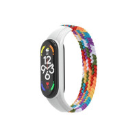 Ремешок для фитнес браслета Armorstandart Braided Solo Loop для Xiaomi Mi Band 7/6/5/4 Pride Edition size M (ARM64940)