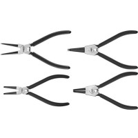 Neo Tools Circlip pliers, set of 4, CrV, 2x170mm and 2x180mm