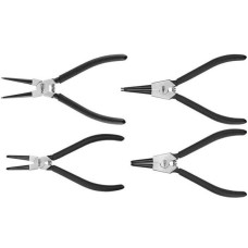 Neo Tools Circlip pliers, set of 4, CrV, 2x170mm and 2x180mm