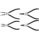 Neo Tools Circlip pliers, set of 4, CrV, 2x170mm and 2x180mm