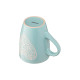 ARDESTO Mug Heart, 330 ml, light blue, ceramics (AR3467BL)