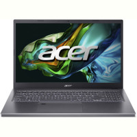 Ноутбук Acer Aspire 5 A515-48M-R1A1 (NX.KJ9EU.00S); 15.6" FullHD (1920x1080) IPS LED матовый , AMD Ryzen 5 7430U (2.3 - 4.3 ГГц) , RAM 16 ГБ , SSD 512 ГБ , AMD Radeon Graphics , без ОП , Wi-Fi , BT , веб-камера , Без ОС , 1.74 кг , серый , подсветка клавиатуры , сканер отпечатков пальцев