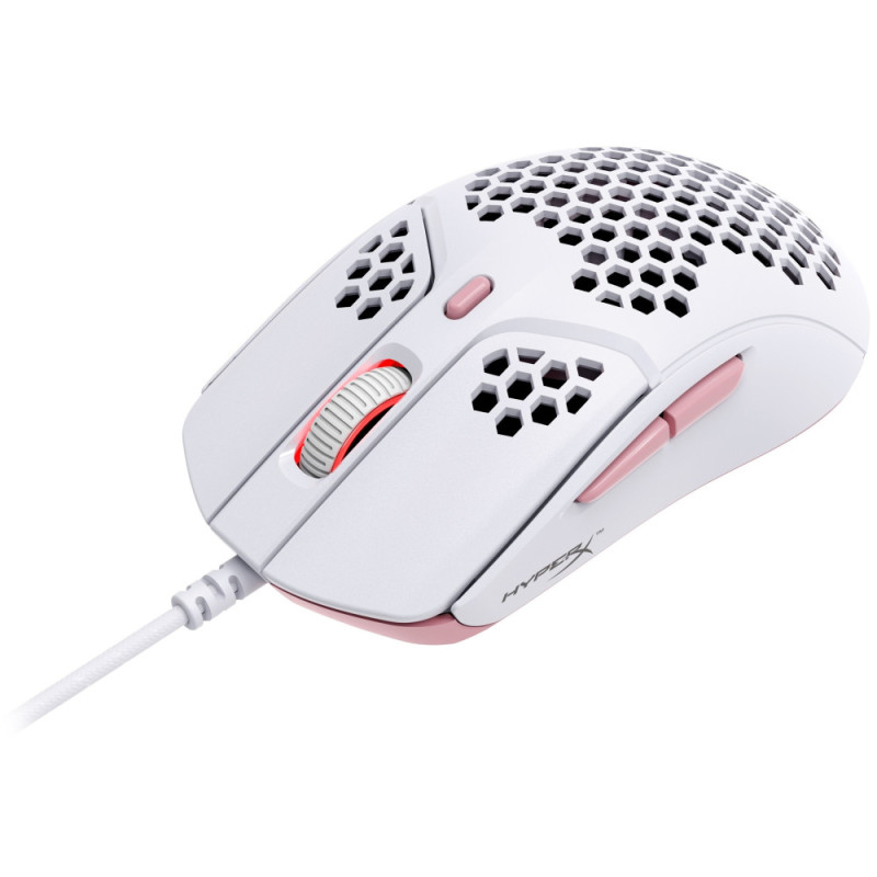 HyperX Mouse Pulsefire Haste USB, White/Pink (4P5E4AA)