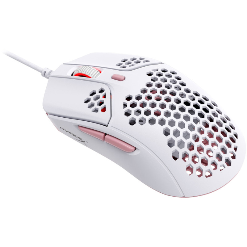 HyperX Mouse Pulsefire Haste USB, White/Pink (4P5E4AA)