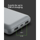 Belkin Power Bank 20000mAh, 15W, 2xUSB-A/USB-C, gray (BPB012BTGY)