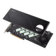 ASUS PCIe Hyper M.2 X16 PCIe 5.0 Expansion Card GEN 5 (90MC0CY0-M0EAY0)