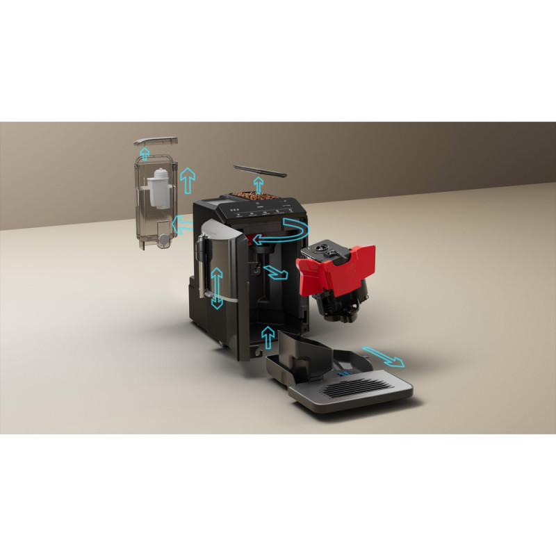 Siemens Coffee machine, 1,4L, black (TF301E19)