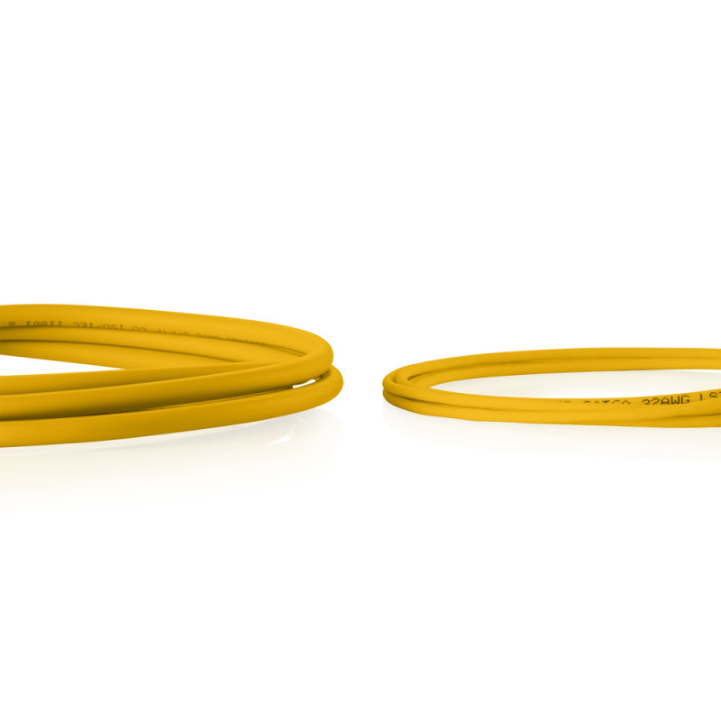 Digitus Патч-корд DIGITUS CAT 6 U-UTP Sliim, 1.5м, AWG 32/7, Cu, LSZH, жовтий (DK-1618-015S-Y)