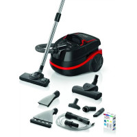 Bosch Пилосос миючий, 2100Вт, 2.5л, вода -5л, НЕРА13, турбощітка, чорний (BWD421POW)