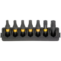 DeWALT Біти FlexTorq 25 мм Т15 Т20 Т25 Т30 Т40 набір 7шт (DT70816)