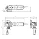 Metabo Angle Grinder WEVA 15-125 QUICK, 125mm, 1550W, 2800-11000rpm, М14, 2.5kg (600496000)