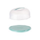 ARDESTO Cake carrier Tasty baking with lid, 28.4*11.5cm, tiffany blue (AR2328TP)