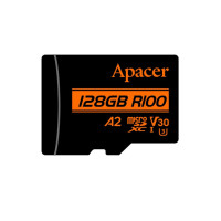 Apacer Карта памяти microSD 128GB C10 UHS-I U3 A2 R100/W80MB/s + SD (AP128GMCSX10U8-R)