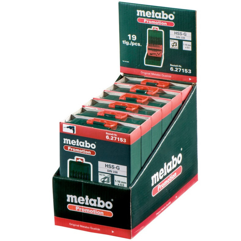 Metabo HSS-G-Set 19pcs. Promotion(627153000)