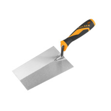 Tolsen square trowel, 1.4 mm, 200x120x90 mm, two-component handle, metal (41058)
