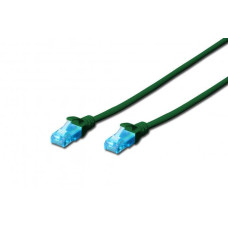 2E Патч-корд 2E CAT 5e, UTP, 2м, 26AWG, RJ45, 7/0.16, Cu, LSZH, зелений (2E-PC5ECU-2LSZH-GRN)
