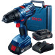 Bosch Cordless Drill Screwdriver GSR 180-LI, 18V 2х2Ah, 54Nm, 450/1700rpm, 1.6kg (0.601.9F8.109)