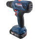 Bosch Cordless Drill Screwdriver GSR 180-LI, 18V 2х2Ah, 54Nm, 450/1700rpm, 1.6kg (0.601.9F8.109)