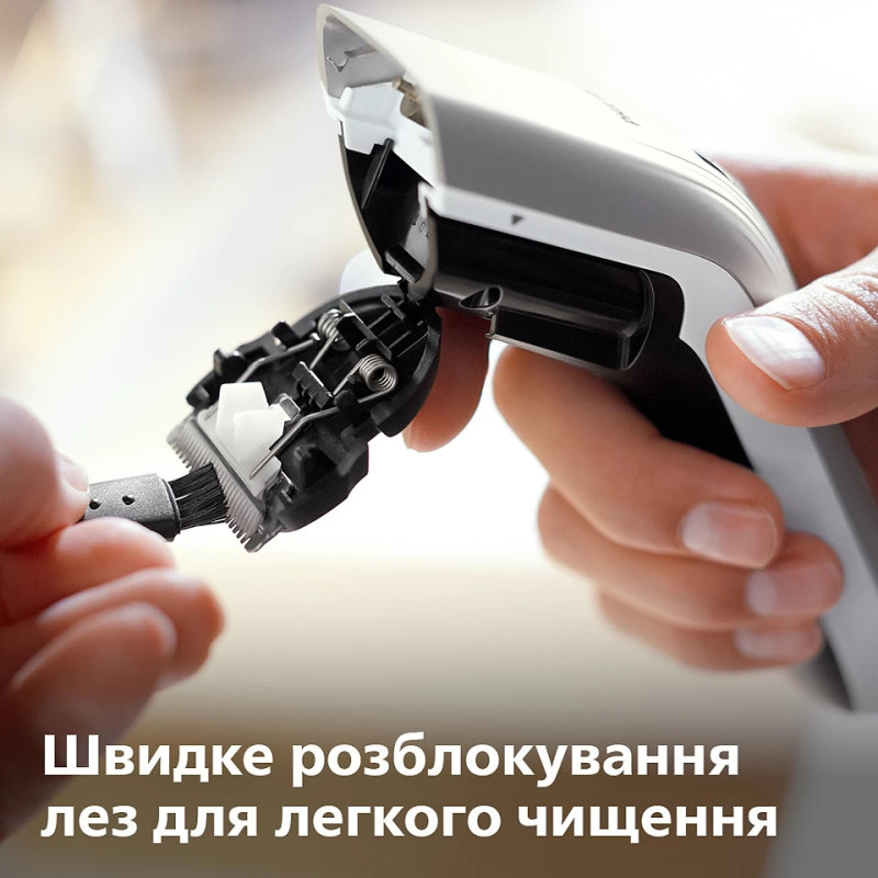 Philips Машинка для стрижки, акум., роторный мотор, сталь, серебристый (QC5130/15)