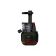 Tefal Соковыжималка Juiceo шнековая 150Вт, чаша-0.8л, жмых-0.8л, насадка для цитрусовых, пластик, черно-крассный (ZC150838)