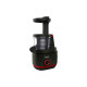 Tefal Соковыжималка Juiceo шнековая 150Вт, чаша-0.8л, жмых-0.8л, насадка для цитрусовых, пластик, черно-крассный (ZC150838)