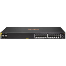 HPE Aruba 6000 24G CL4 4SFP Switch, 24xGE, 4xGE SFP Ports, 370W PoE Class 4, LT Warranty (R8N87A)